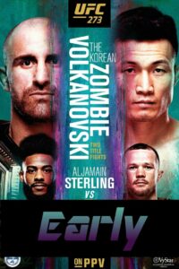 UFC 273: Volkanovski vs The Korean Zombie – Early Prelims